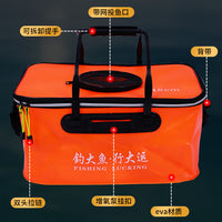 EVA Foldable Fishing Bucket Live Fish Tank
