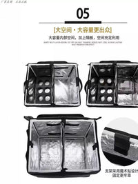 Insulated Food Delivery Bag for Riders - 18L to 62L Thermal Cooler for Car, Picnic, Outdoor Use