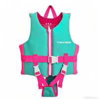 Kids' Neoprene Life Vest for Swimming and Water Sports, High Buoyancy
