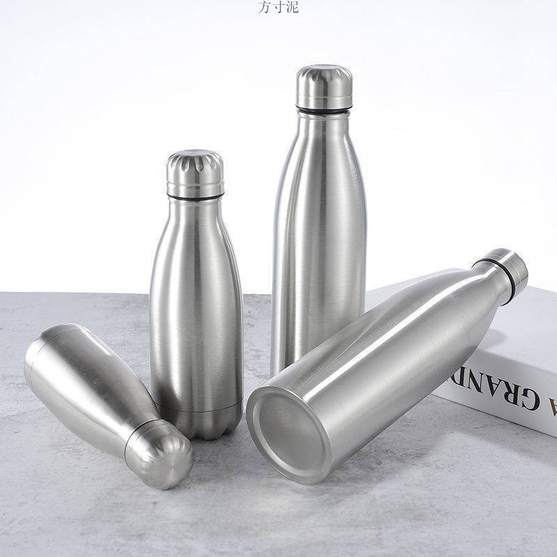 Stainless Steel Single Wall Sports Water Bottle for Outdoor Cycling and Cold Beverages