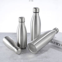 Stainless Steel Single Wall Sports Water Bottle for Outdoor Cycling and Cold Beverages