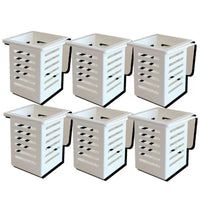 Aquarium Plant Holder Wall-Mounted Hydroponic Basket for Aquatic Plants and Decorations