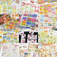 Mini Foldable Dessert-Themed Card Headers for Idol Photo Packaging and Gift Decoration, 120-Count