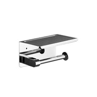 304 Stainless Steel Toilet Paper Holder with Phone Shelf for Bathroom and Hotel