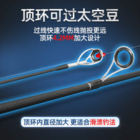 Black Warrior II 4.2 Large Diameter Carbon Fiber Lure Rod Set with Spinning Reel and Accessories