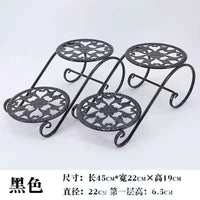 Multi-Tier Metal Plant Stand for Indoor/Outdoor Use, Window Sill & Balcony Flower Pot Holder
