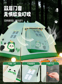 Foldable Pop-Up Kids Play Tent with Mosquito Net - Indoor/Outdoor Portable Sleeping & Game House