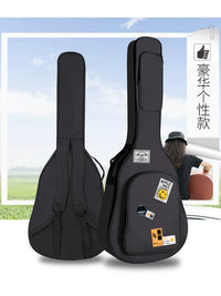 Deluxe Padded Waterproof Acoustic Guitar Gig Bag for 38-41 Inch Guitars