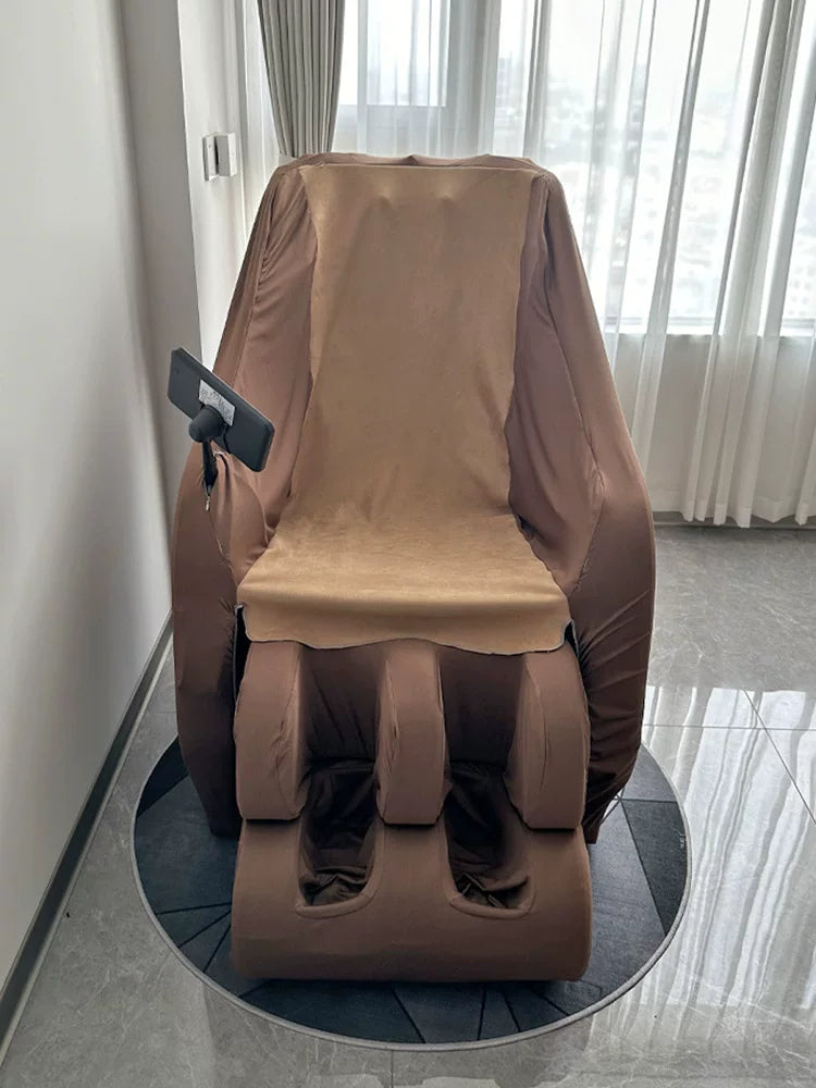 Full Coverage Electric Massage Chair Cover Dust Protector for Ogawa Rongtai Zhiva Shi