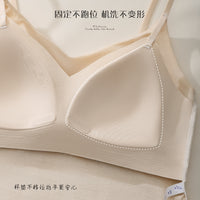 Cotton Linen Built-in Bra Camisole with Padded Chest
