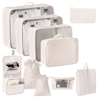 Travel Storage Bags Set for Clothes & Toiletries, Luggage Organizer for Business Trips & Vacations