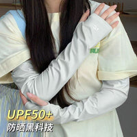 Summer Ice Silk UV Protection Arm Sleeves / Face Mask for Outdoor Sun Protection