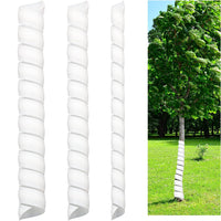 Adjustable Plastic Tree Trunk Protector for Young Plants and Saplings, Weather-Resistant Garden Accessory