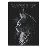 A5/B5 Thick Black Card Hot Stamping Blank Notebook for Students and Office