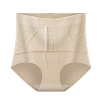 High Waist Tummy Control Shaper Panties for Women Postpartum Mesh Slimming Underwear
