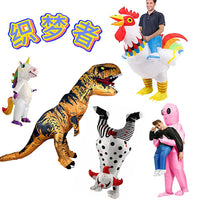Inflatable Dinosaur Alien Unicorn Rooster Grim Reaper Costume for Halloween Party Cosplay