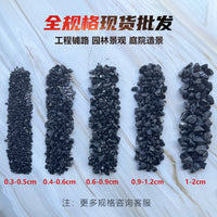 Black/Dark Grey Washed Gravel for Landscaping and Paving