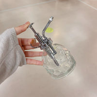 Vintage Glass Plant Mister with Pressure Sprayer for Indoor Plants and Disinfection, 200ml