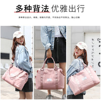 Large Capacity Wet Dry Separation Travel Duffel Bag for Gym Sports and Short Trips