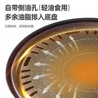 Korean Style Indoor Charcoal Grill with Non-stick BBQ Plate for Home and Commercial Use