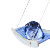 Suction Cup Cat Hammock Window Perch - Detachable & Washable Sunbathing Bed for Cats