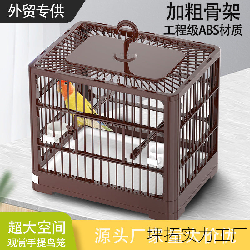 New Extra Large Bird Cage with Pull-out Tray, Foldable Parrot Cage, Spacious and Thickened for Cockatiels, Direct from Manufacturer