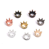 Mini Crown Alloy Charms for DIY Jewelry Making