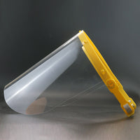 UV-Resistant Anti-Fog Dental Face Shield with Adjustable Headband for Splash and Oil Protection