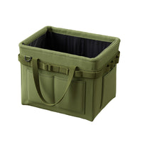 Foldable Oxford Cloth Tool Bag with Side Pockets, Heavy-Duty Tool Organizer Tote