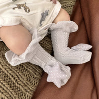 Newborn Baby Summer Thin Mesh Socks 0-3 Months Class A Boneless Breathable Cotton Socks
