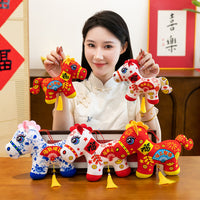 2026 Year of the Horse Plush Toy Zodiac Paper-cut Horse Figurine