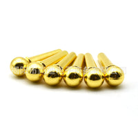 Brass Bridge Pins for Acoustic Guitar - Set of 6 or Single Pin