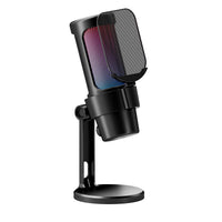 M8 USB RGB Gaming Condenser Microphone for PC & Mobile Live Streaming