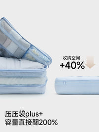 5-in-1 Travel Compression Packing Cubes Set for Clothes Organization
