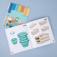 Wooden Dominoes Stacking Blocks Set for Kids, Educational Building and Balance Toy