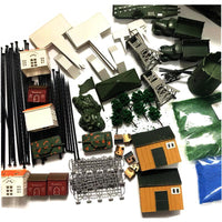 Sand Table Model Terrain and Object Tool Set with Grass Powder and Road Strips