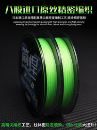 Jianhan 150m PE Braided Fishing Line X8 Strong Pull Lure Line Japanese Original Silk