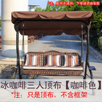 Outdoor Swing Canopy Replacement Cover Waterproof UV Protection for Hammock Glider Chair
