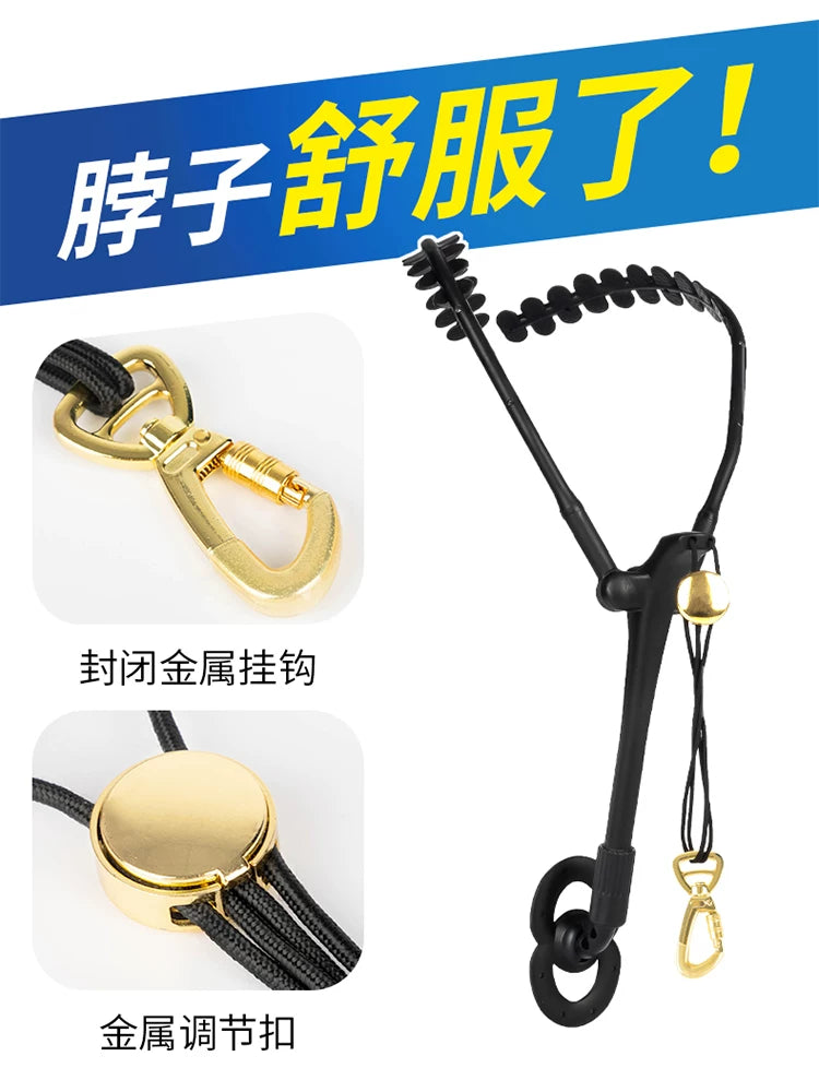 Saxophone Double Shoulder Strap for Alto Tenor Soprano Sax Clarinet