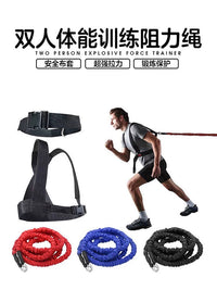 Dual Resistance Training Bungee Cord for Speed and Agility