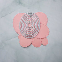 Lace Oval Embossing Die for DIY Cards & Paper Crafts