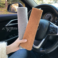 Plush Car Seat Belt Shoulder Pad Cover for Neck Protection, All-Season