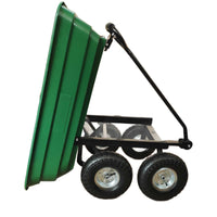 75L Garden Dump Cart with Tow Hitch