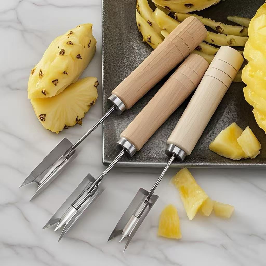 Pineapple Corer and Peeler, Stainless Steel Pineapple Eye Remover Tool