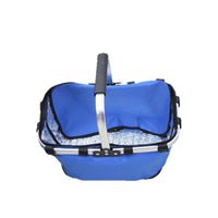 Large Capacity Insulated Picnic Basket Cooler Bag