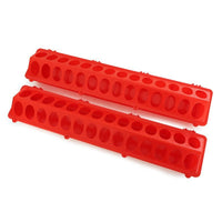 Anti-Scatter Chicken Feeder Trough for Poultry, Chicks, Pigeons, Quail, Birds