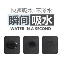 Napa Leather Absorbent Coffee Machine Mat, Quick Dry Bar Countertop Drainer Pad, Kitchen Sink Dish Drying Mat