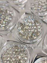 Zircon Nail Art Rhinestones Flat-Bottomed Mini Teardrop Heart Pigeon Egg Nail Diamonds