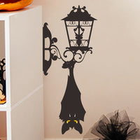 Halloween Creative Bat PVC Wall Decal for Bedroom Living Room Decoration