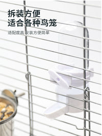 Automatic Bird Feeder and Water Dispenser for Parrots and Small Birds, Hanging Cage Food and Water Container